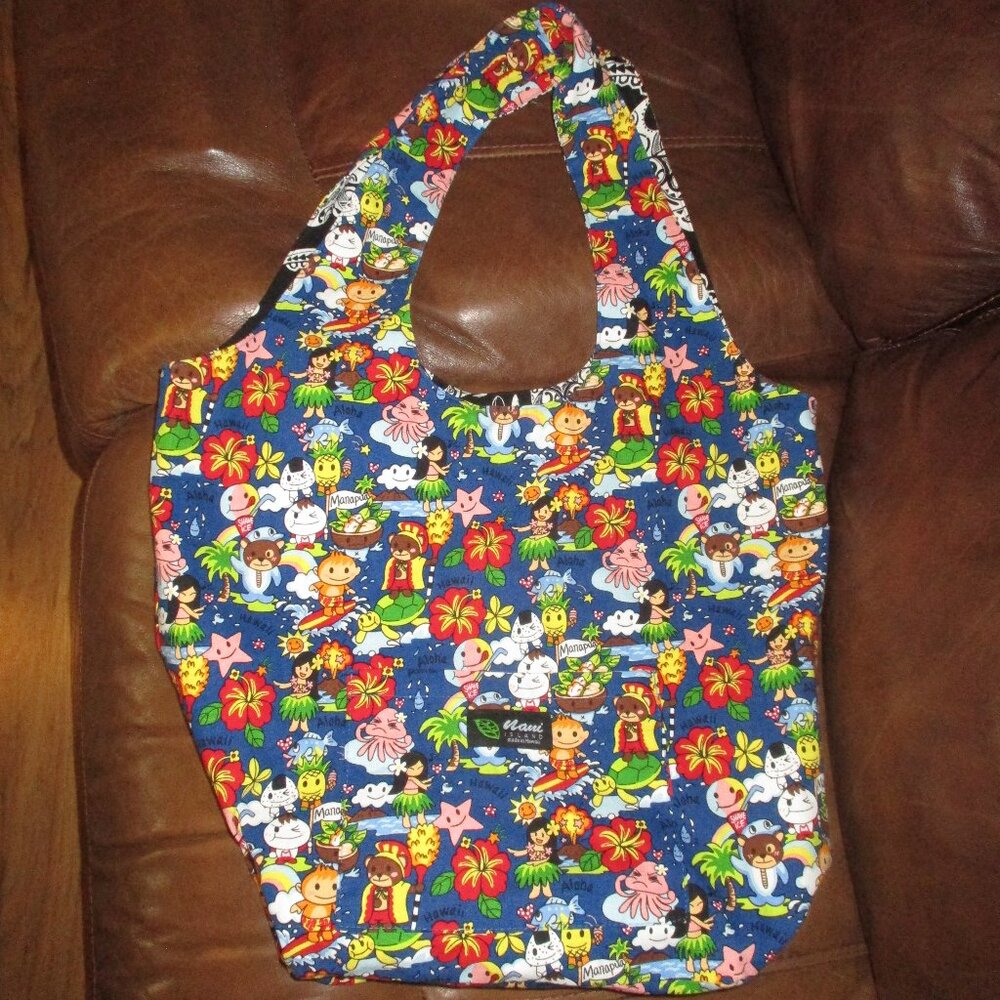 Nani Island Whimsical Hawaiian Animation Hobo Sling shoulder bag